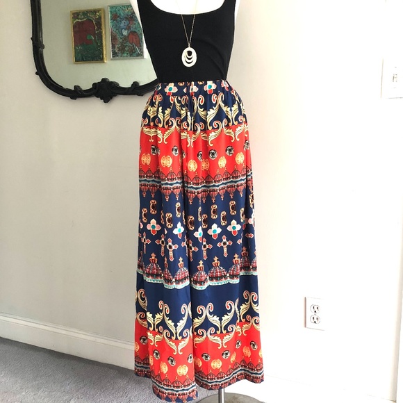 Since Then Bohemian Maxi Skirt- NWT - Picture 4 of 10